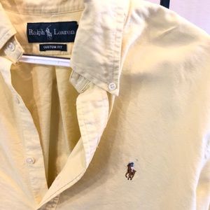 Polo by Ralph Lauren Shirts - Men’s Yellow Large Polo Button Down Polo by Ralph Lauren Shirts - Men’s Yellow Large Polo Button Down